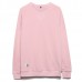 Autumn Winter Fashion Pure Color Round Neck Men Pullover Casual Long Sleeved Cotton Tops